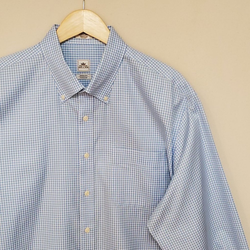 Peter Millar Nanoluxe Button Down XL